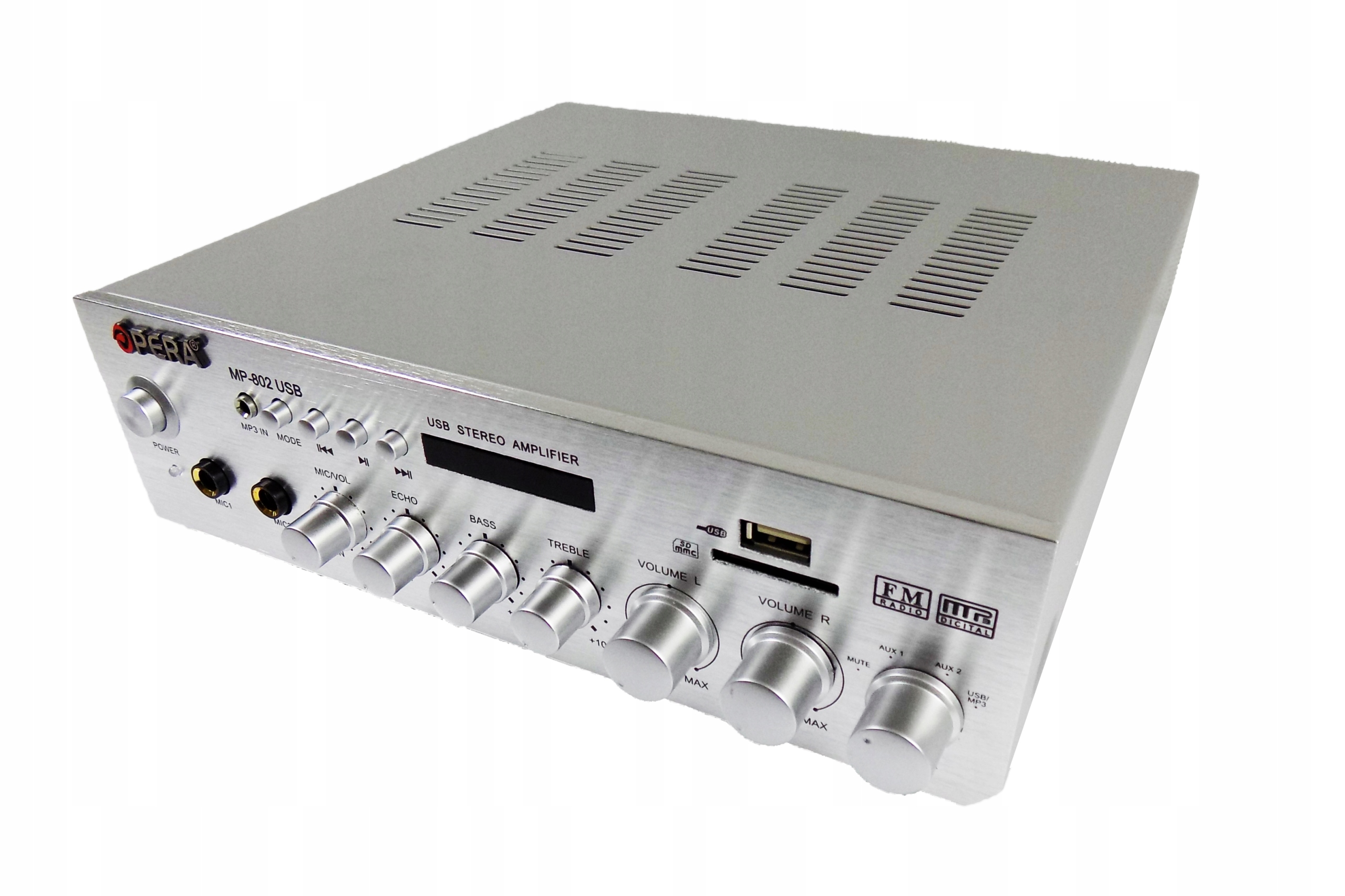 AMPLITUNER WZMACNIACZ STEREO BLUETOOTH RADIO MP3 Marka AMC