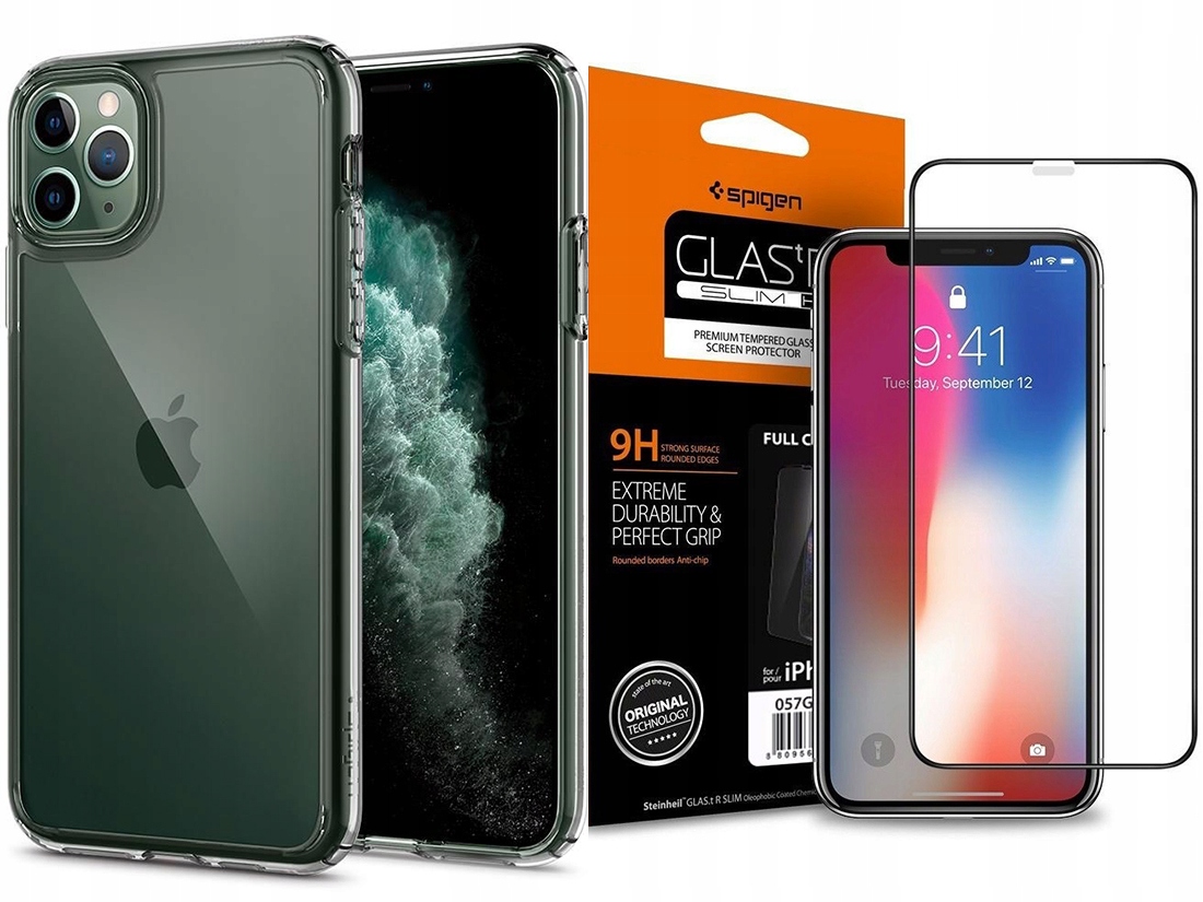 

Spigen Ultra Hybrid Etui Do - Iphone 11 Pro +szkło