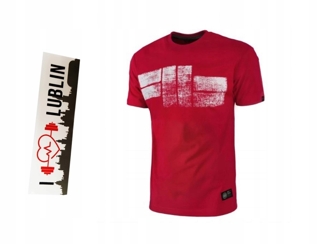 

Pit Bull T-Shirt Classic Logo 18 Red koszulka