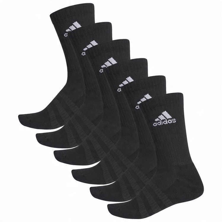 

Adidas Skarpety Długie Crew r.40-42 Czarne 6PAK