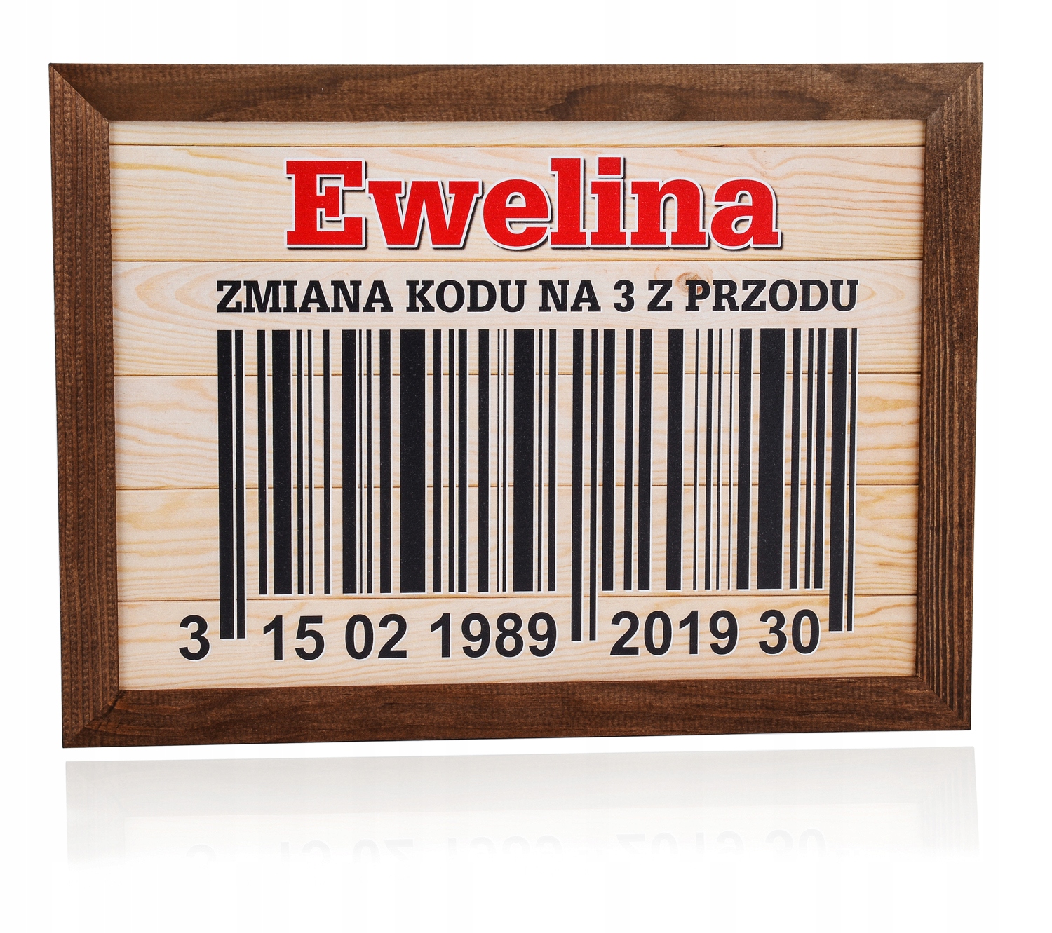 

Prezent urodziny Zmiana Kodu na 2 3 4 5 6 z przodu