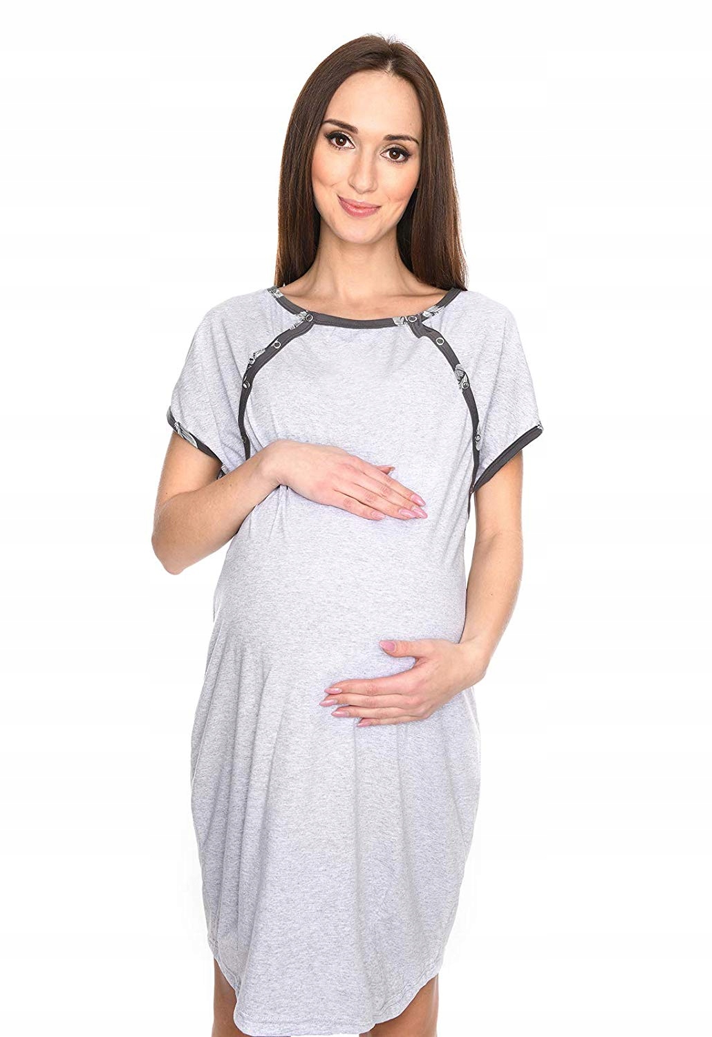 MijaCulture Koszula do porodu granat/gwiazd M80 4 Marka Inna marka