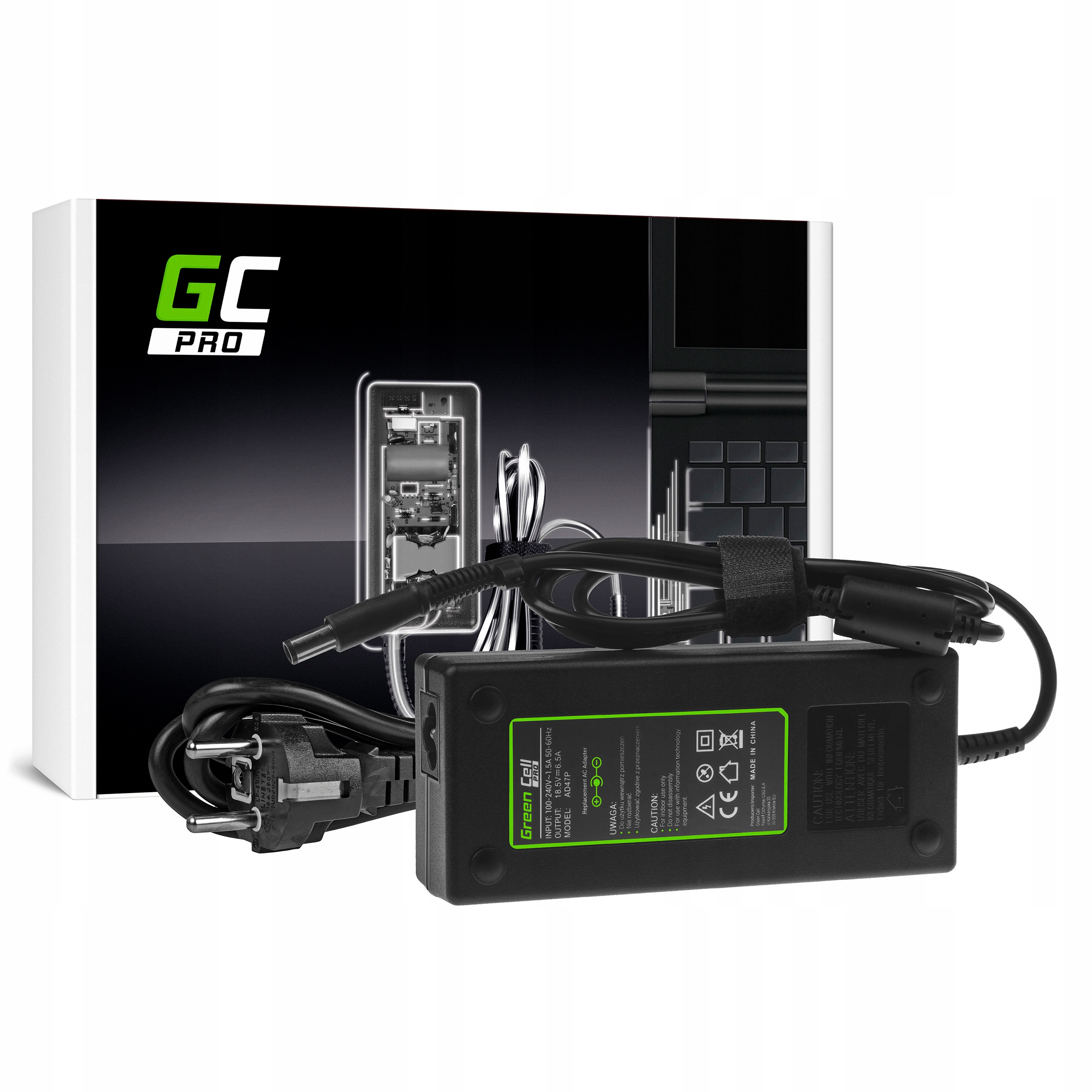 

Ładowarka 120W do Hp 18.5V 6.5A Pin 7.4-5.0mm