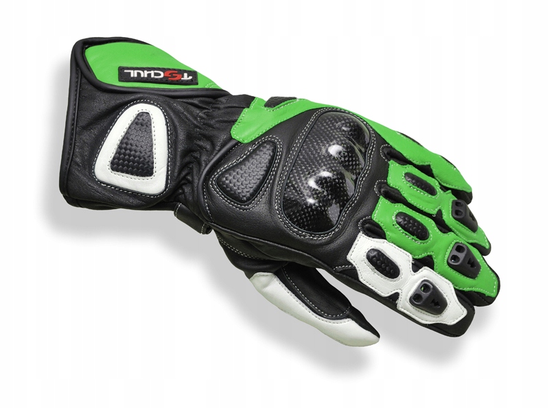 TSCHUL 212 - RĘKAWICE SKÓRA SPORT - ZIELONE r. XXL