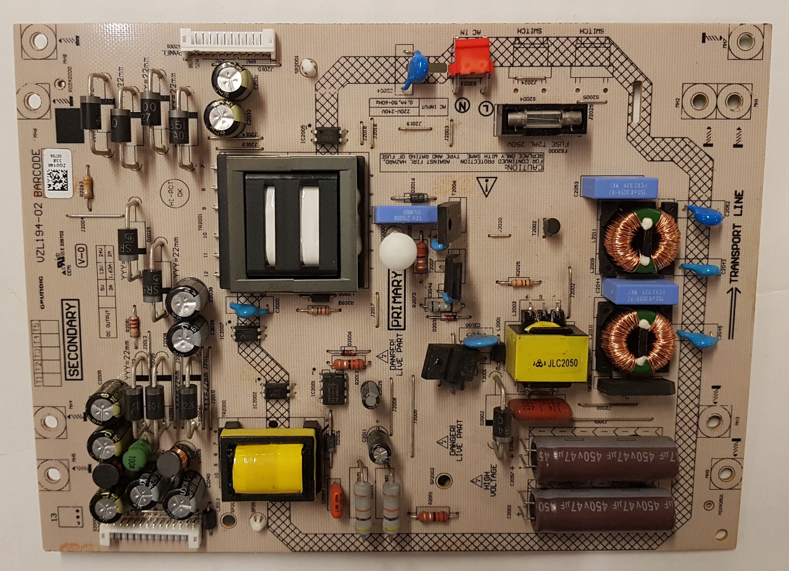 ZASILACZ VZL194-02 GRUNDIG 32VLE4300 NR31
