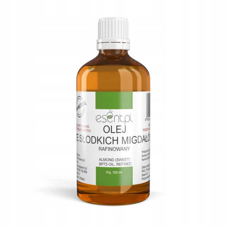 

Olej Ze Słodkich Migdałów jakość kosmetyczna 100ml