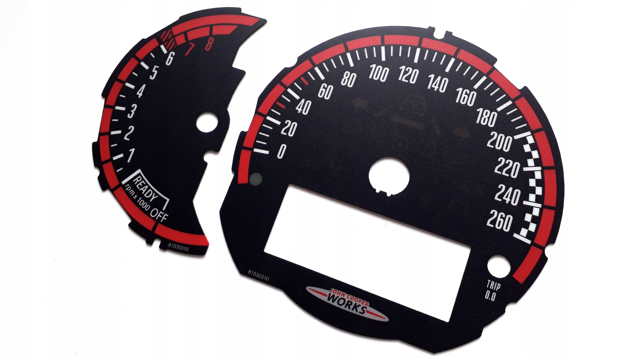 Mini 3 Works zamiennik tarcz licznika z MPH na km Producent części Moman