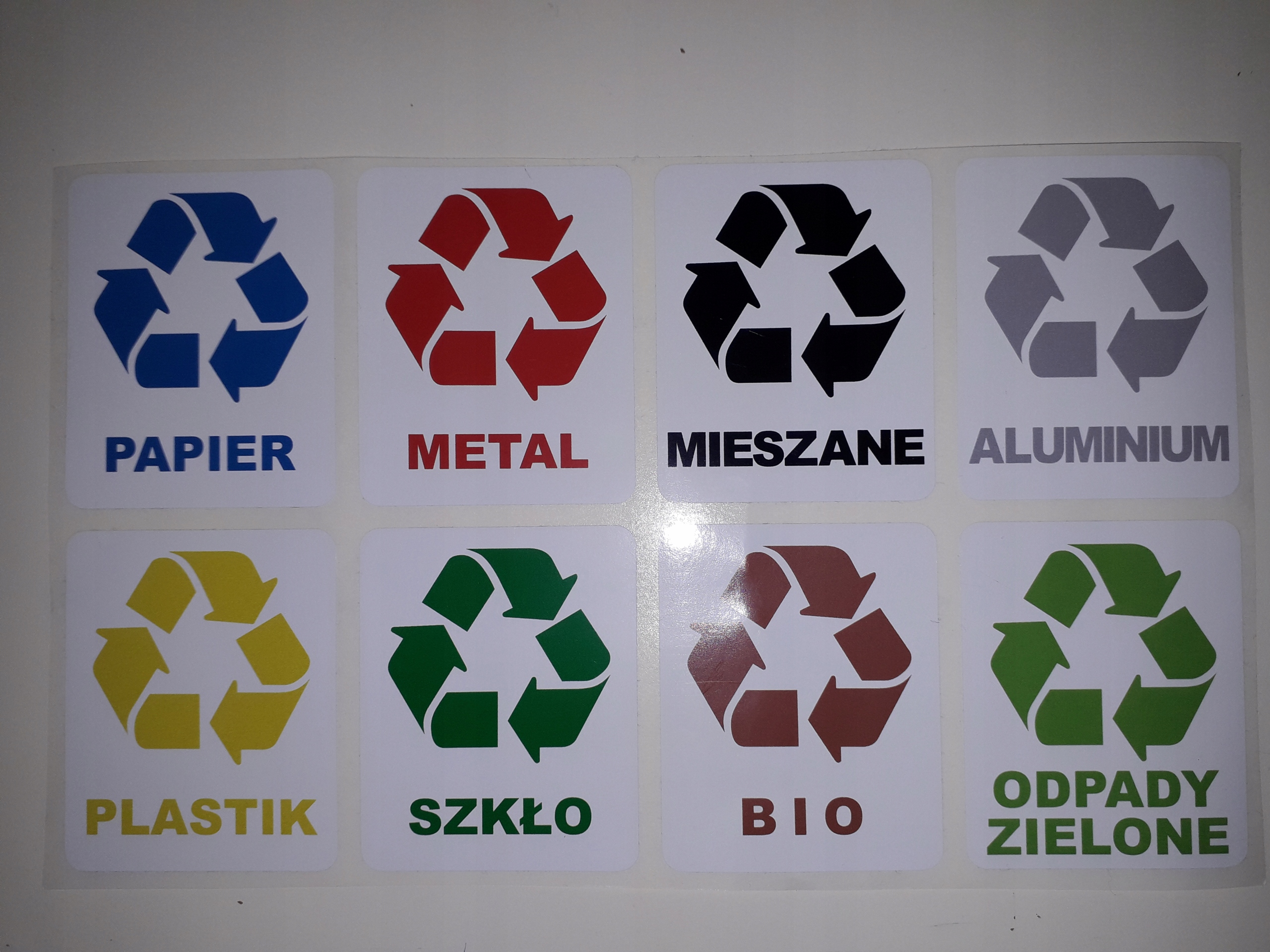 Naklejki ZESTAW STELAŻ kosz do SEGREGACJI 15 cm Kod producenta fhmfnbfvf54