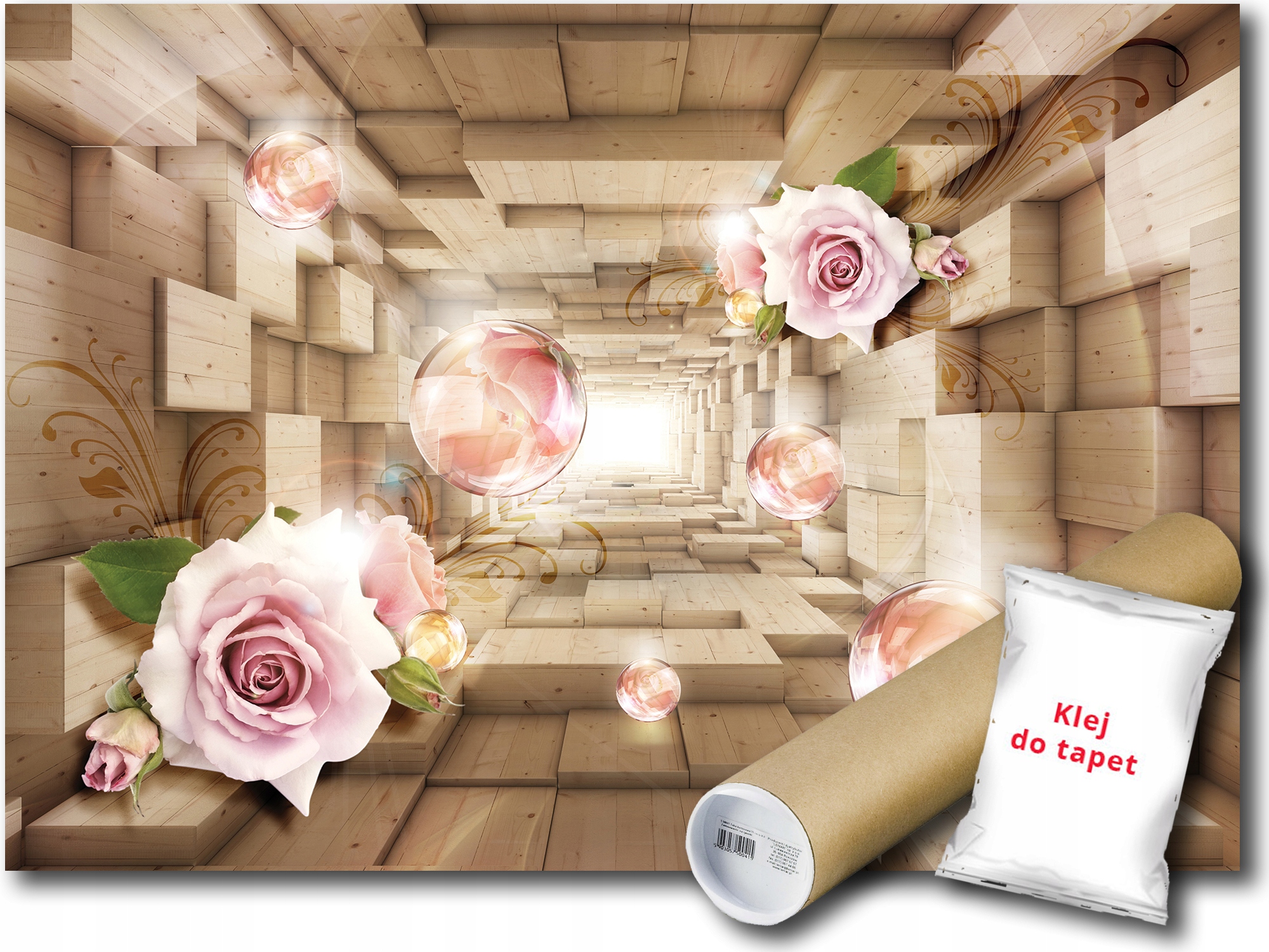 

Fototapeta Tunel Róże 3D 10C Pxl 254x184 P3358