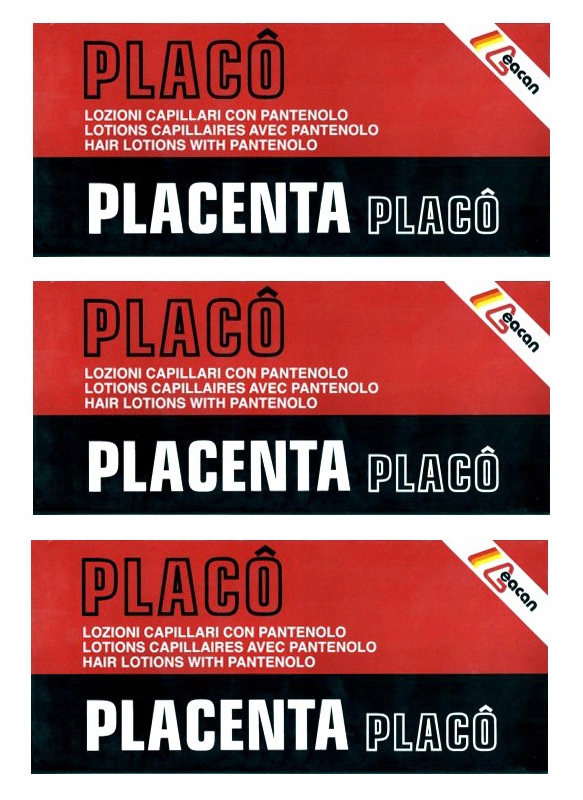 

Placenta Placo ampułki na porost włosów 12szt 3opk