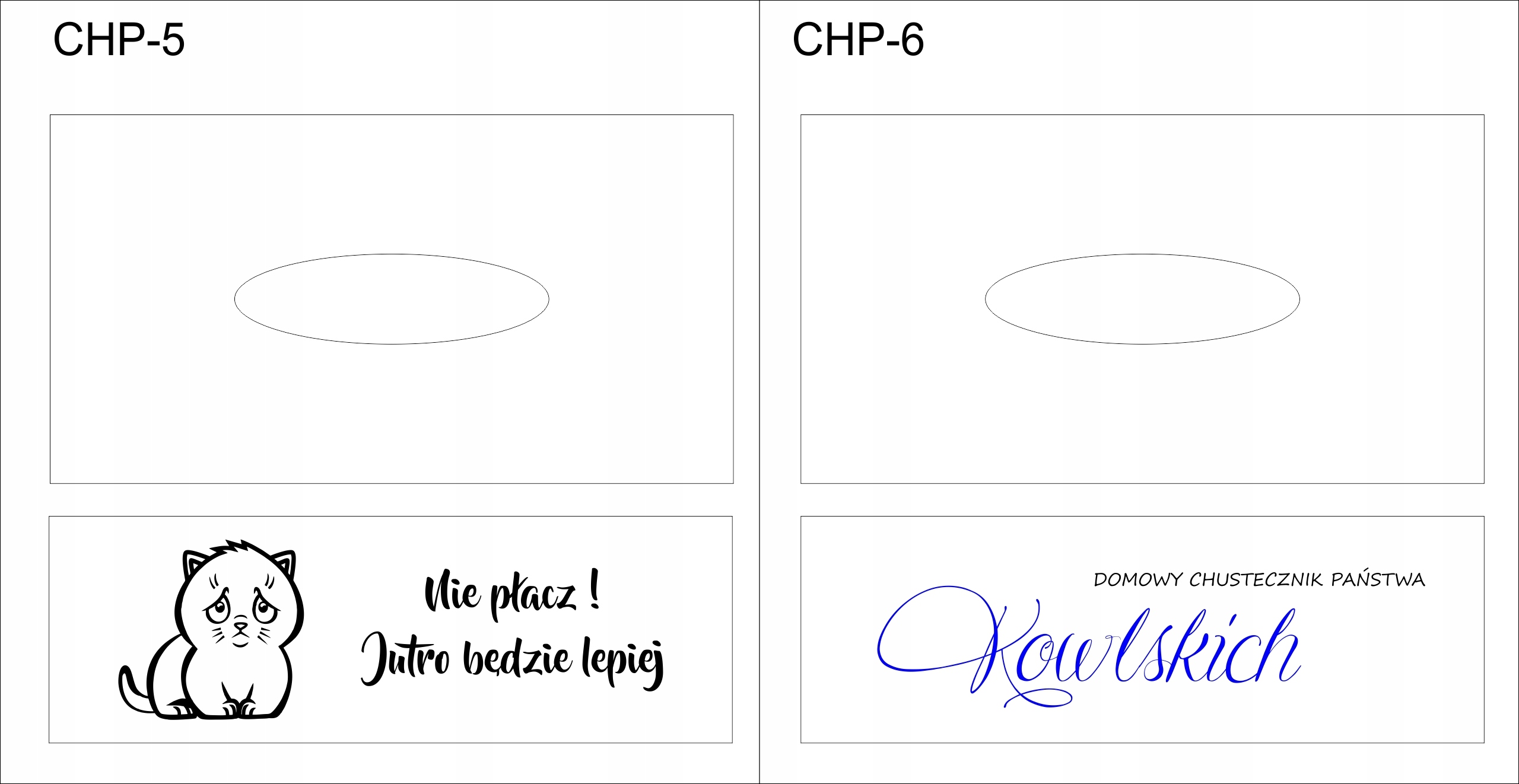 Pudełko na chusteczki CHUSTECZNIK pojemnik ozdoby! Informacje dodatkowe brak