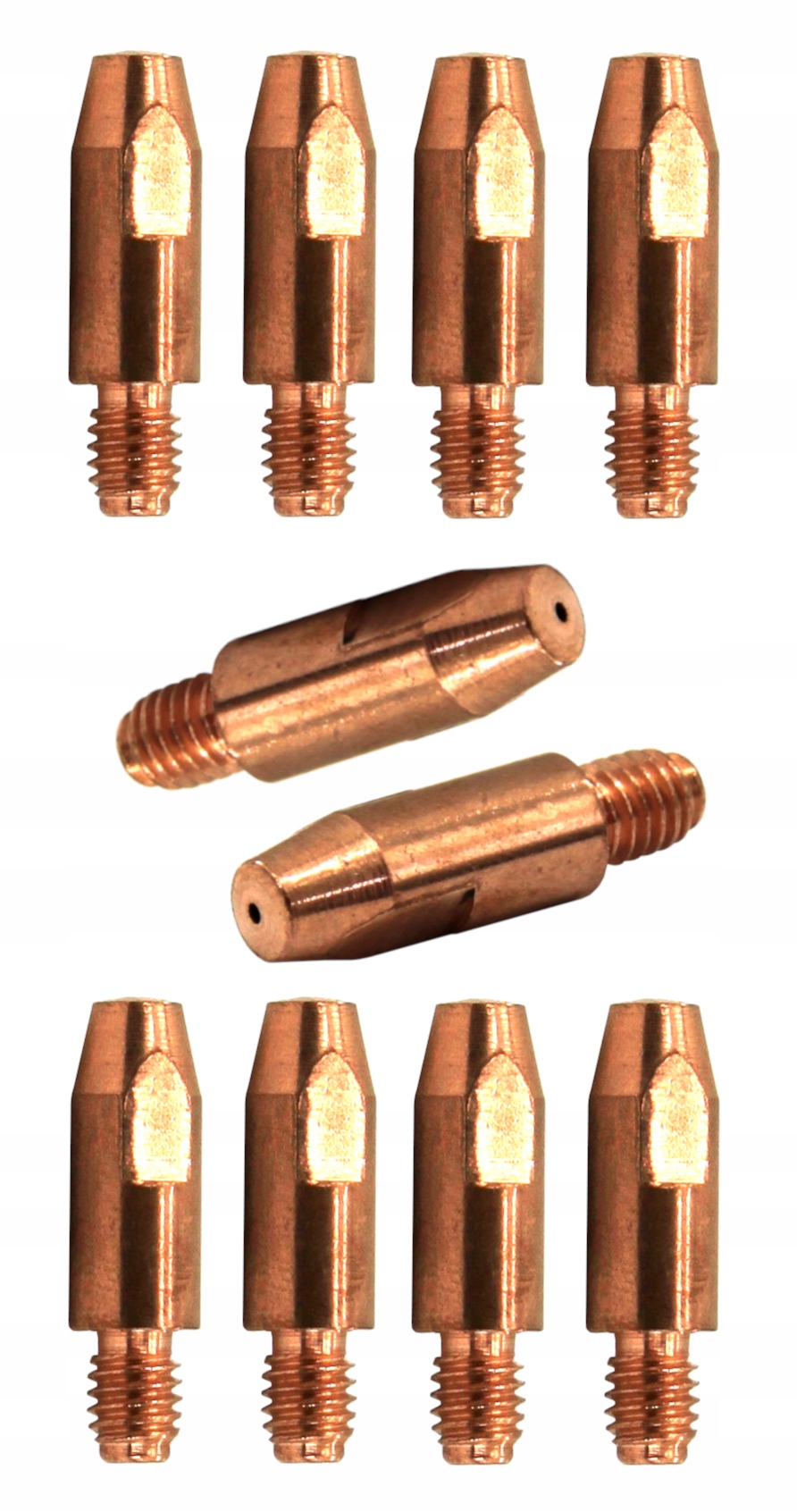 KOMPLET Końcówka prądowa uchwytu MB-25 TW-24 1,0mm MB25 MB24 1,0