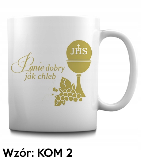 KUBEK I KOMUNIA ŚWIĘTA PAMIĄTKA PREZENT Kod producenta KUBEK BIAŁY