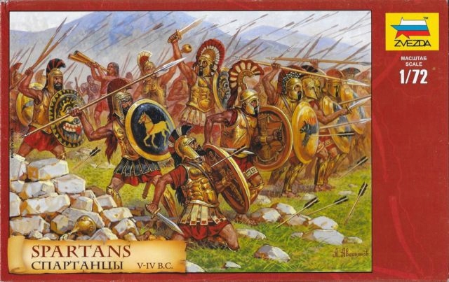 Zvezda 8068 Figurki Spartans V-IV B.c. 1:72