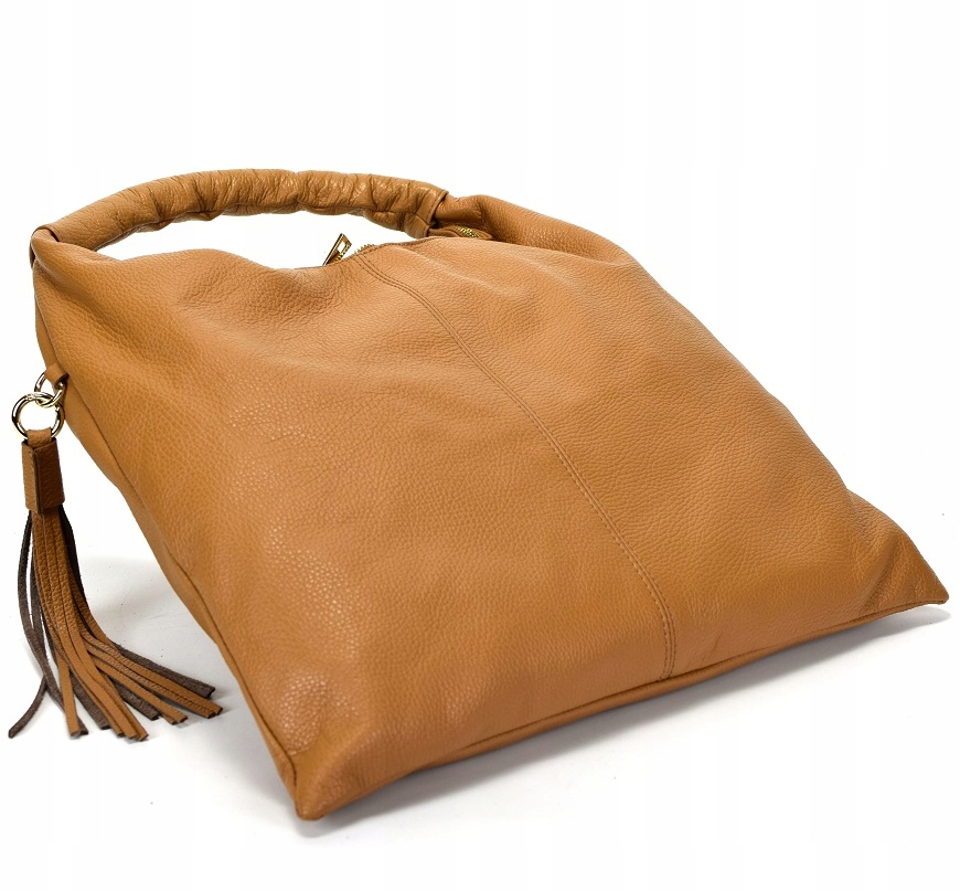 TOREBKA WOREK SKÓRA NAT. FRĘDZEL CAMEL LUX 710B Materiał dominujący skóra naturalna