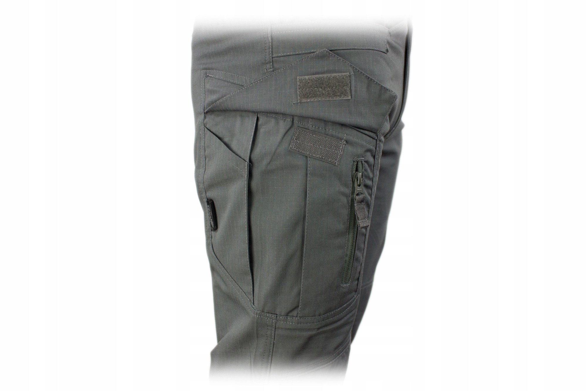 Spodnie Taktyczne Elite Pro 2.0 RipStop Grey r. M Zapięcie zamek