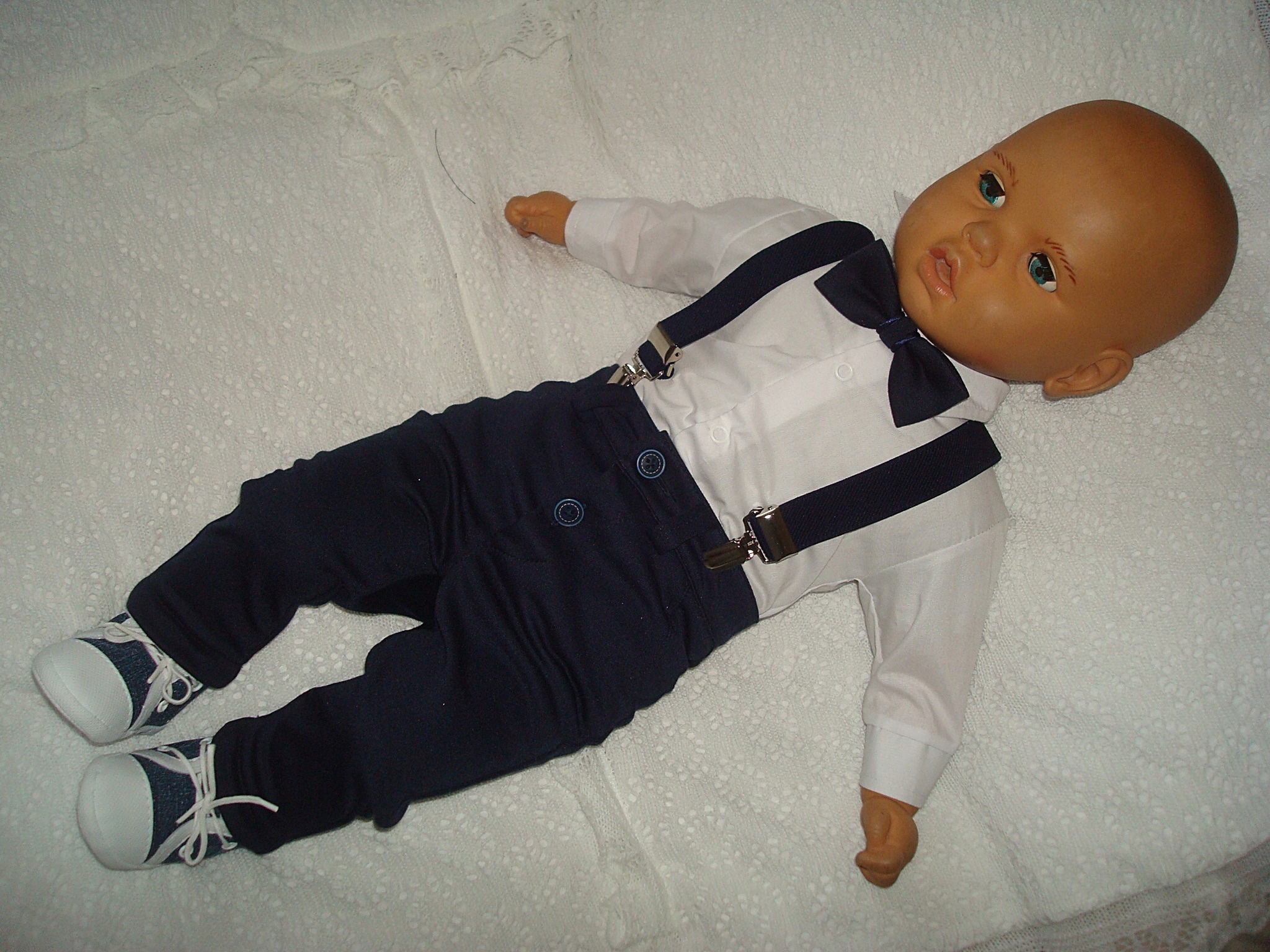 ZIMA SPODNIE OCIEPLANE KURTKA UBRANKO/CHRZEST/BAWEŁNA POLAR /74 Kolor niebieski