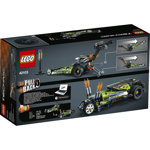 LEGO TECHNIC 42103 Dragster Marka LEGO