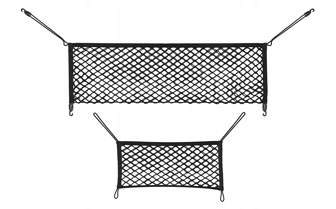 ZESTAW SIATEK BAGAŻNIKA SKODA CITIGO 2 SZT. ORYG.