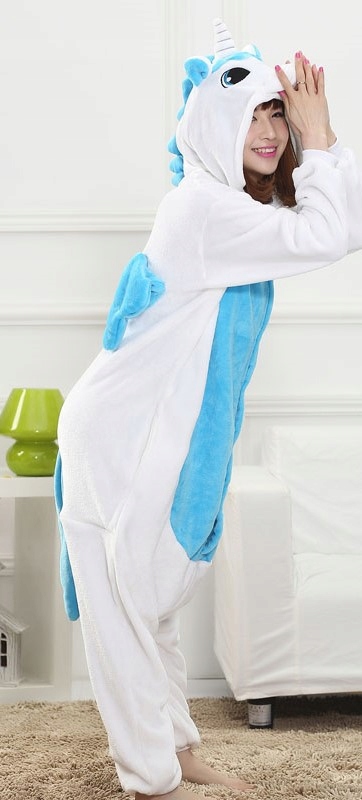 PIŻAMA JEDNOROŻEC KIGURUMI COSPLAY ONESIE DRES N L Rozmiar L