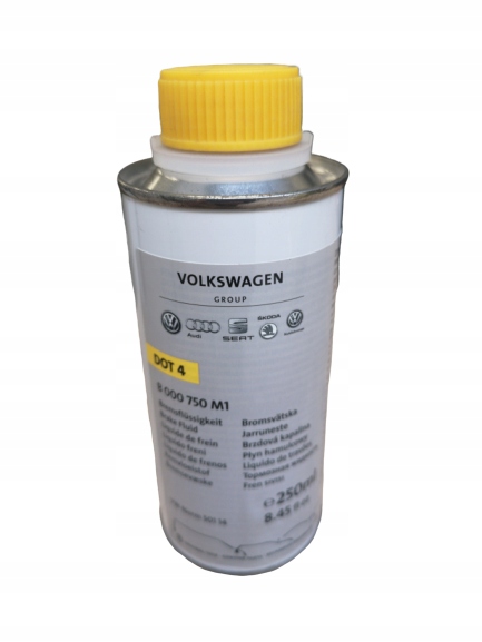 PŁYN HAMULCOWY DOT 4 ORYGINALNY Pojemność: 250ml