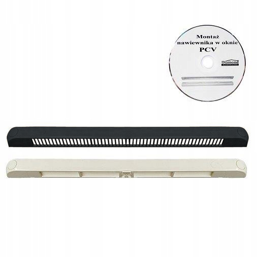 Nawiewnik okienny FVent 1250 ANTRACYT/BIAŁY