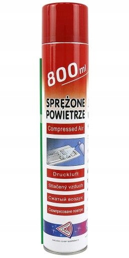 

Micro-chip Sprężone Powietrze z rurką 800ml Air