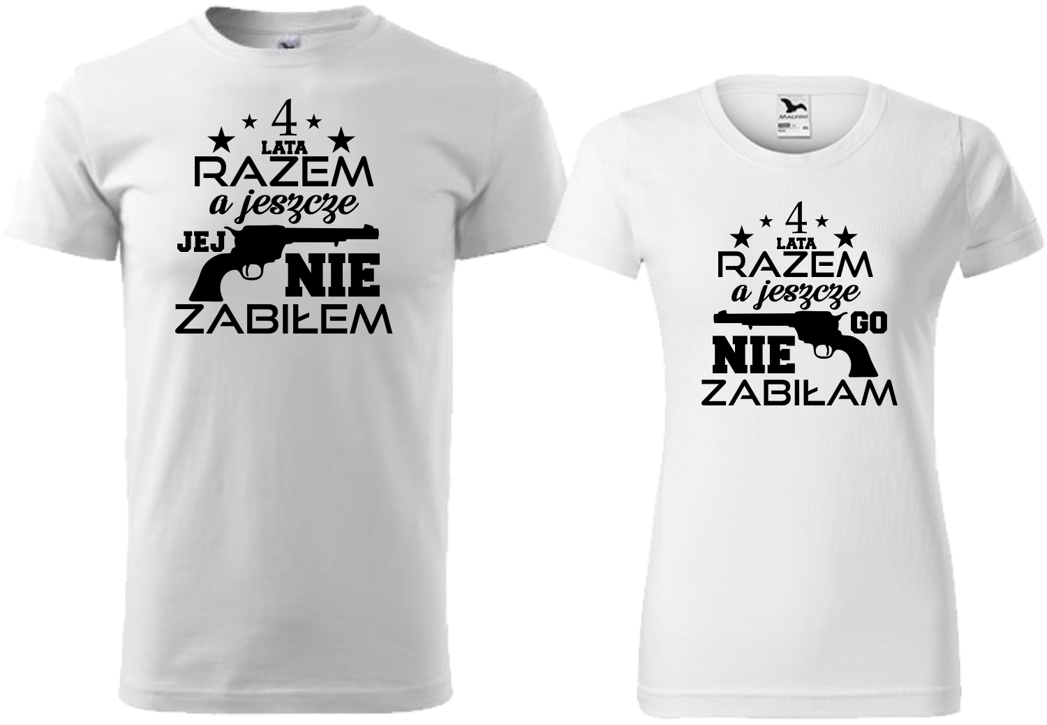 

Zestaw koszulek Prezent na Walentynki dla pary Wow
