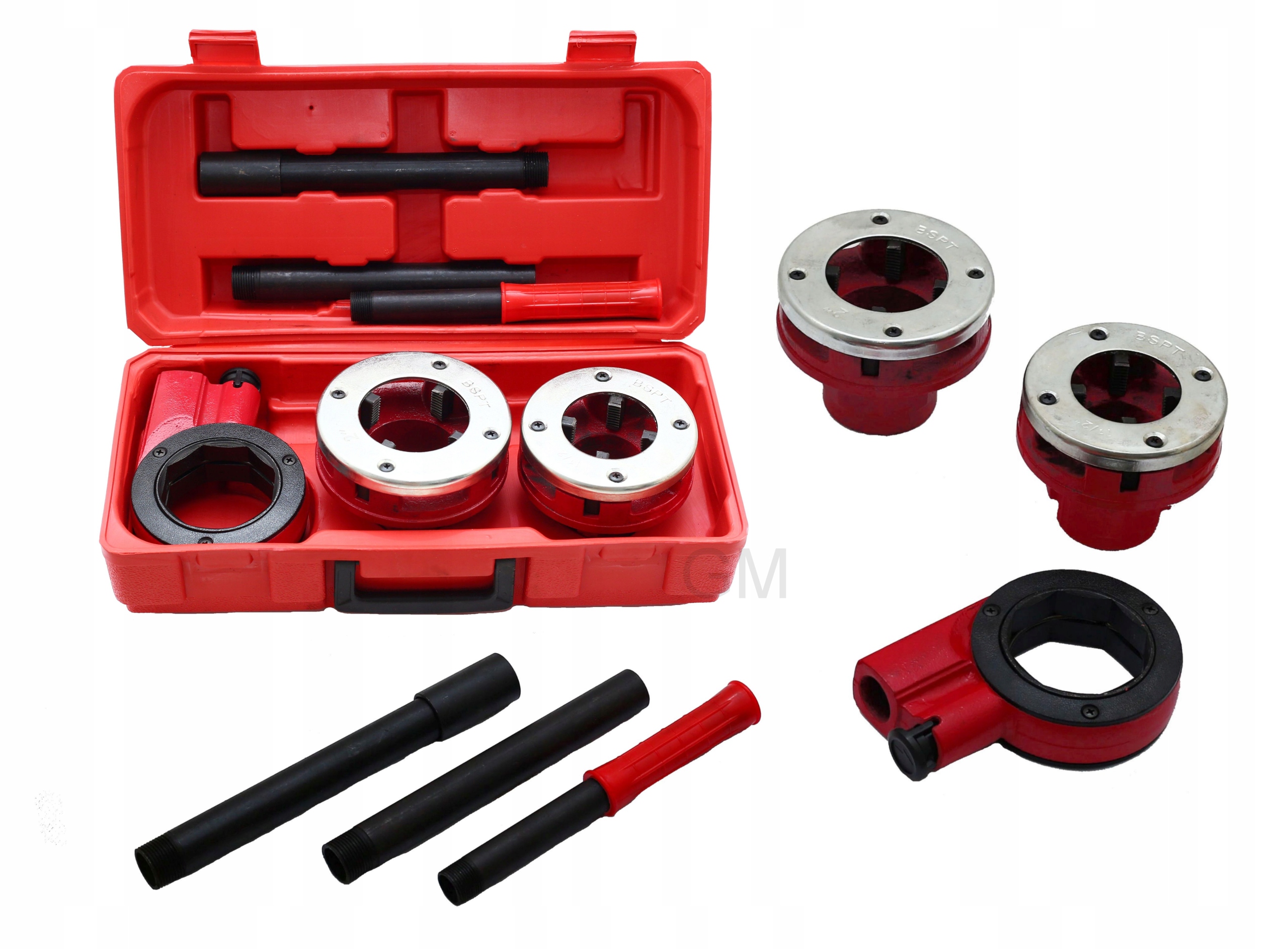 GWINTOWNICA NARZYNKA HYDRAULICZNA DO RUR 1/2 - 2'' ZESTAW GWINTOWNIC