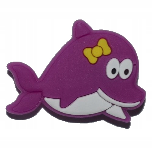 

Zwierzęta - Przypinka - Fioletowy delfin - 2354