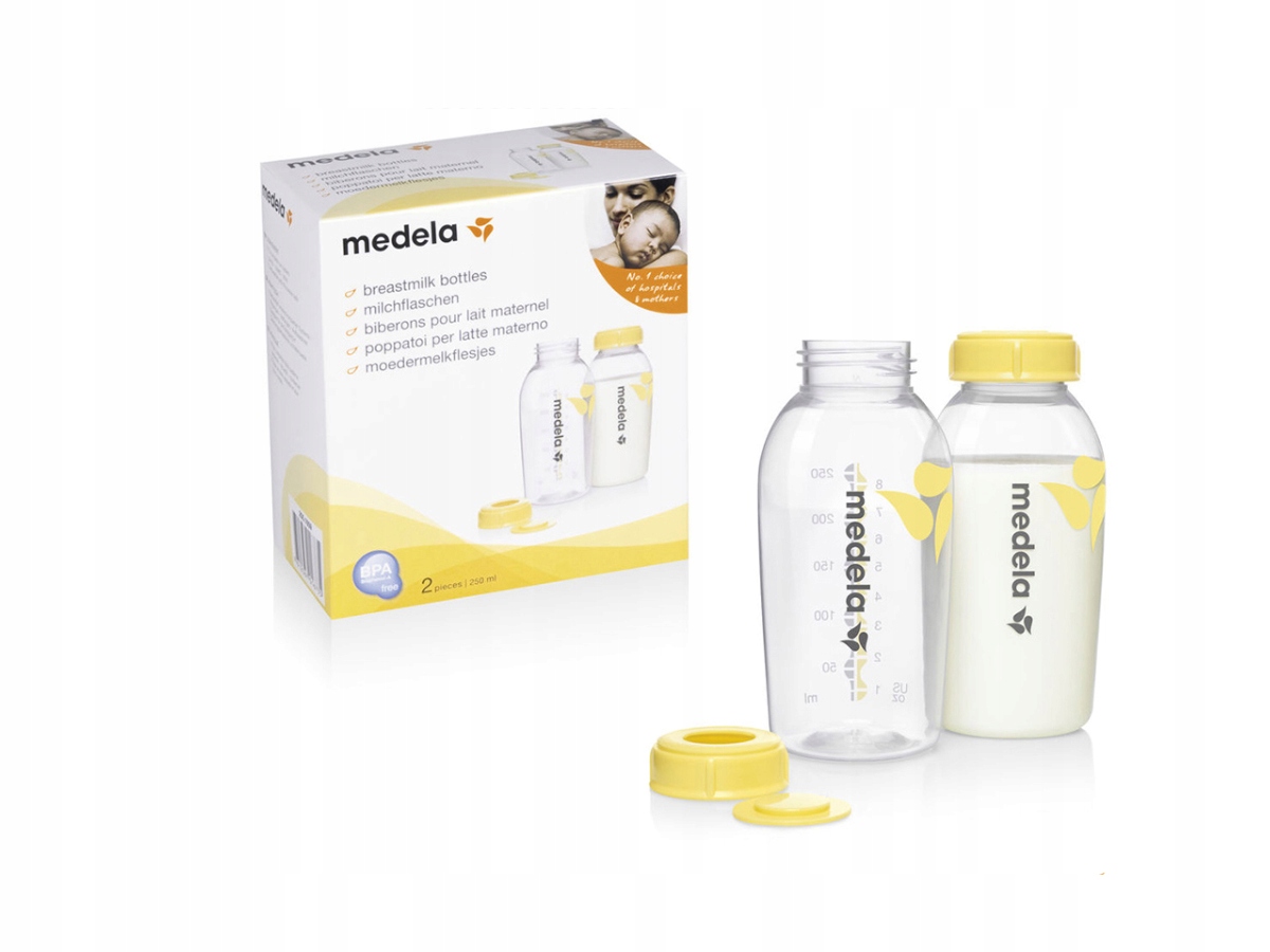 

Medela 2x Butelka Na Pokarm Z Nadrukiem 250ml