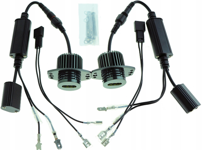 MARKERY ZESTAW RINGI LAMP ŚWIATEŁ LED RGBWBMW E90 E91 24 WAT