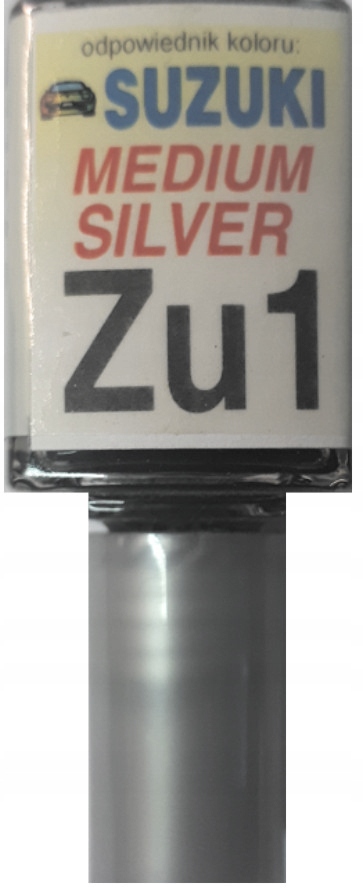 SUZUKI ZU1 MEDIUM SILVER LAKIER ZAPRAWKA DO RYS