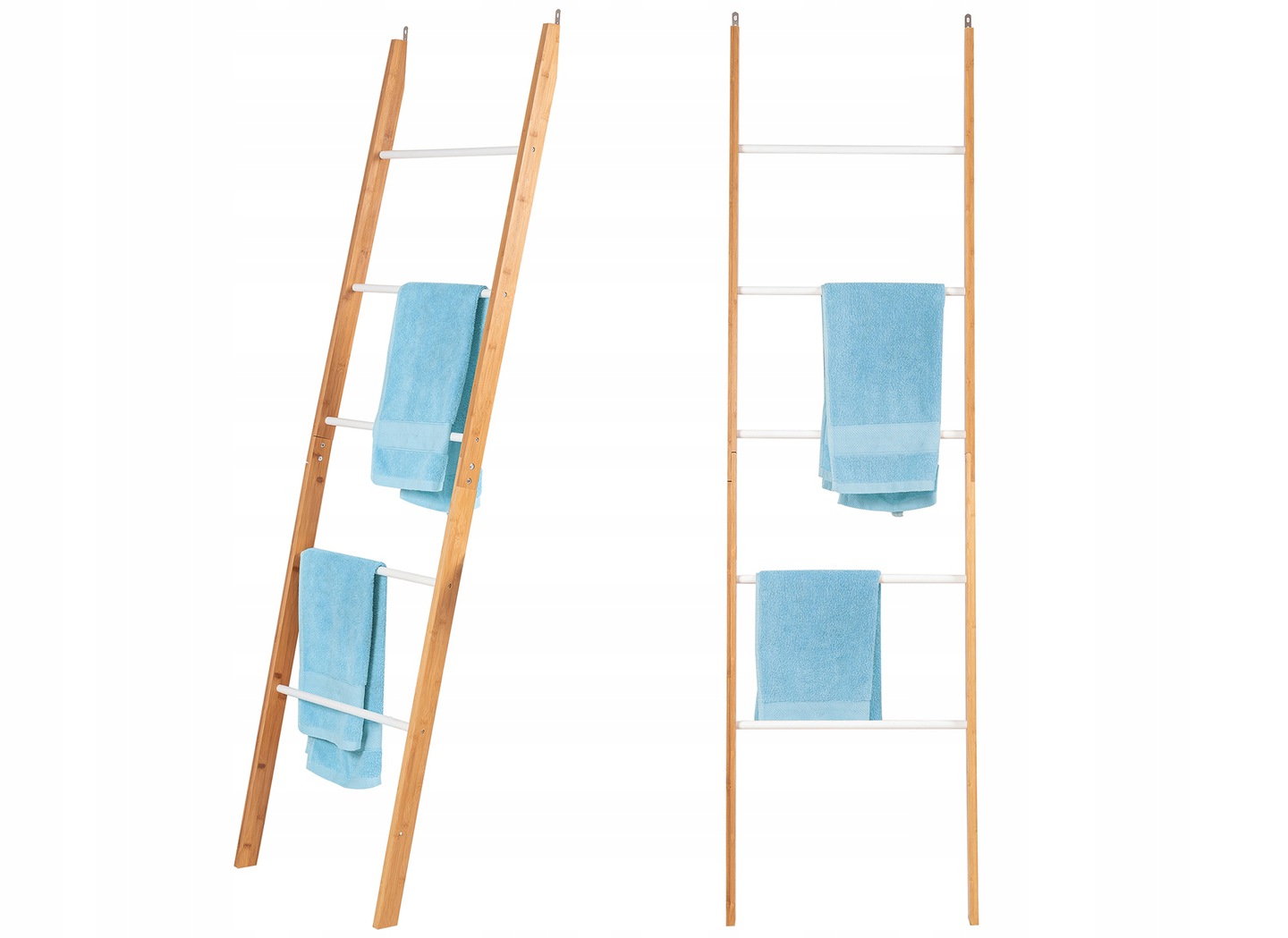 PÓŁKA DRABINA BAMBUSOWA SZAFKA REGAŁ BAMBOO 186cm Kod producenta HOM-03693