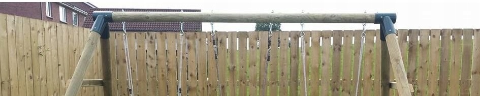 Łącznik do belki okrągłej 100/80 do huśtawki, KBT Materiał inny