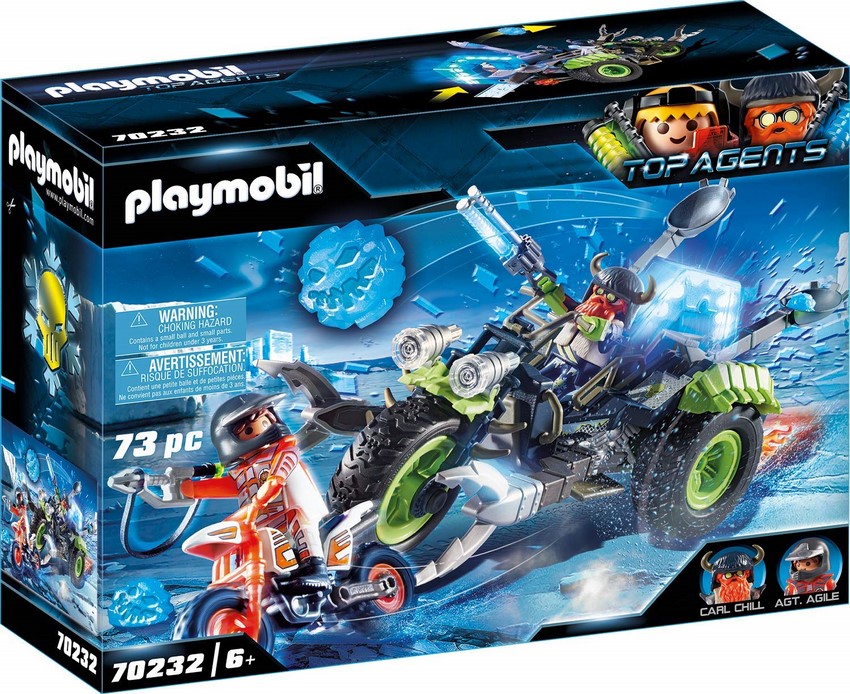 PLAYMOBIL 70232 Top Agents Pościg arktyczny pojazd
