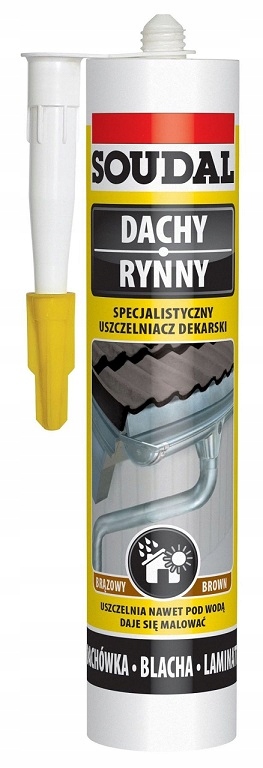 SOUDAL USZCZELNIACZ DEKARSKI BEZBARWNY 280ML