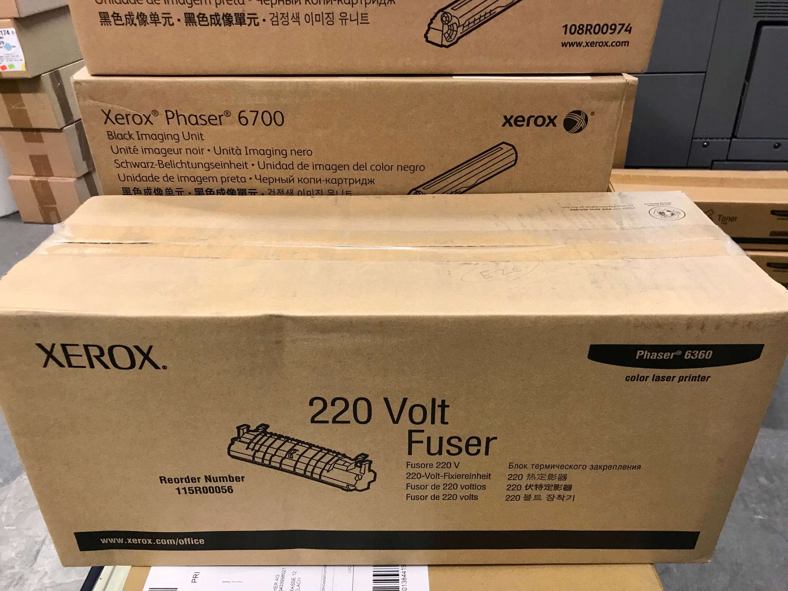 Fuser Xerox Phaser 6360 Oryginał 115R00056
