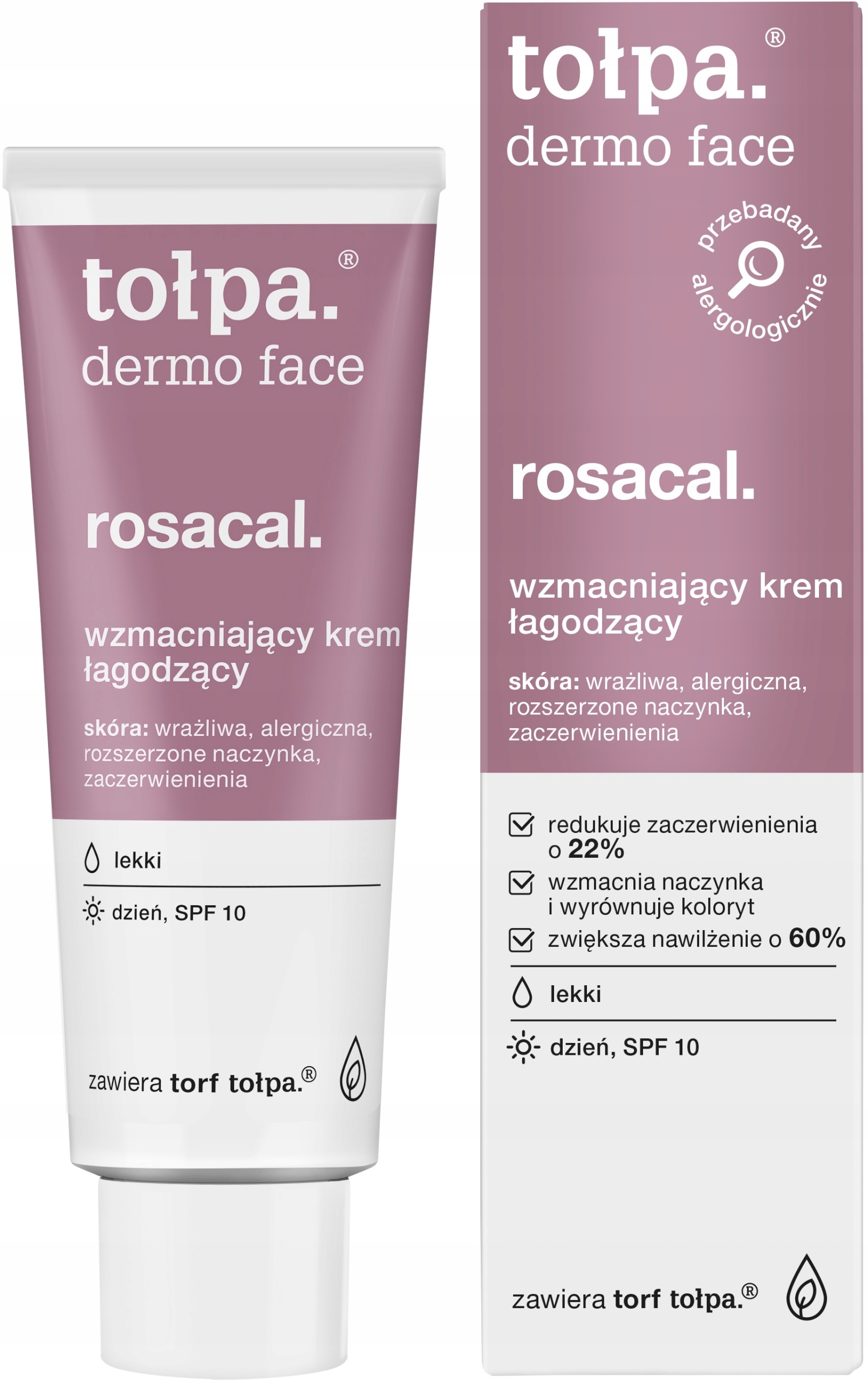 Tołpa Rosacal zklidňující zpevňující denní krém 40 ml