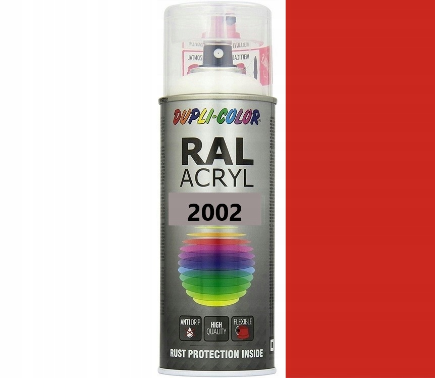 

Ral 2002 Połysk Motip Spray Farba Akryl Spray