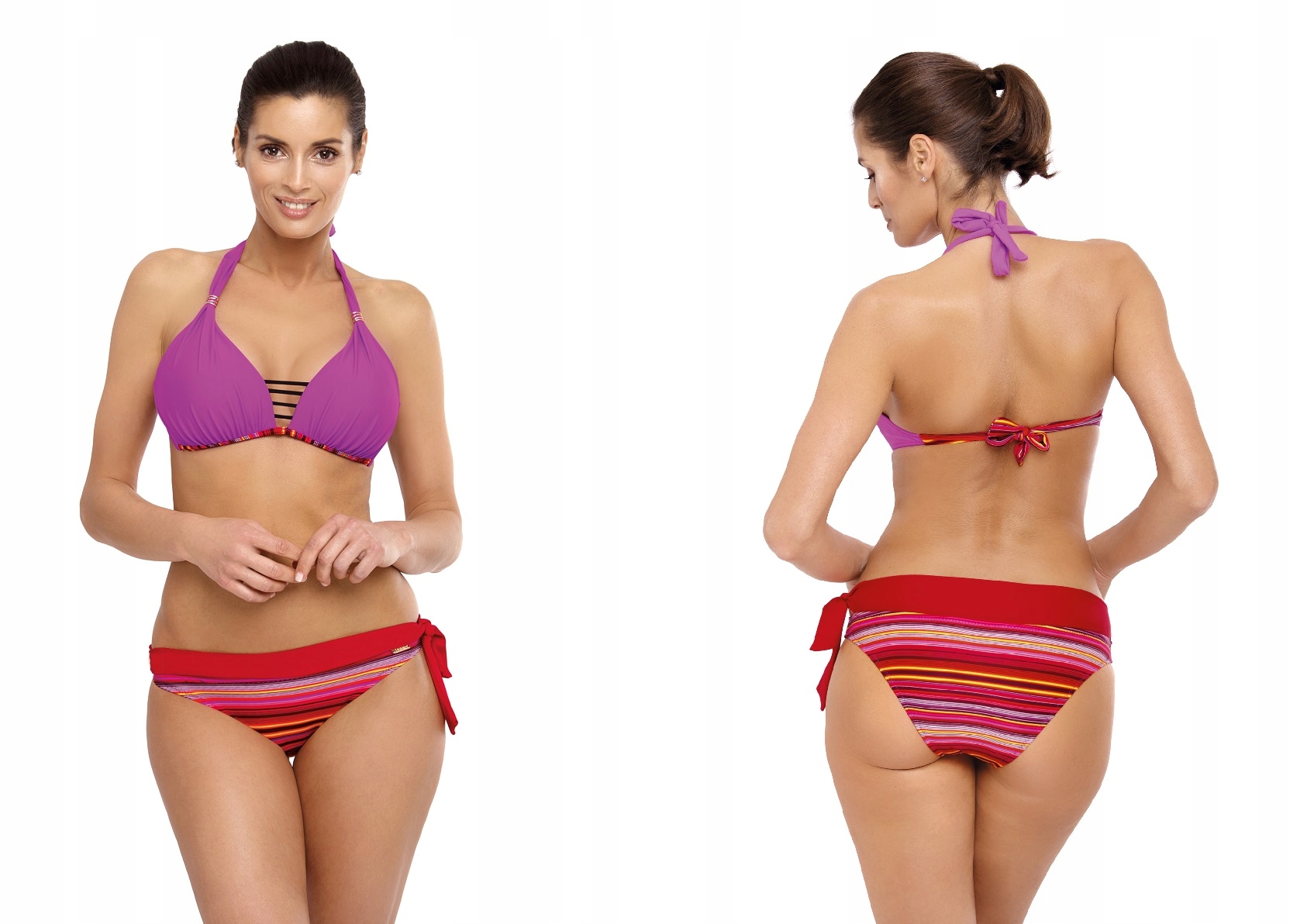 

Kuszący Strój Kąpielowy Bikini Na Lato 550-2 L 40
