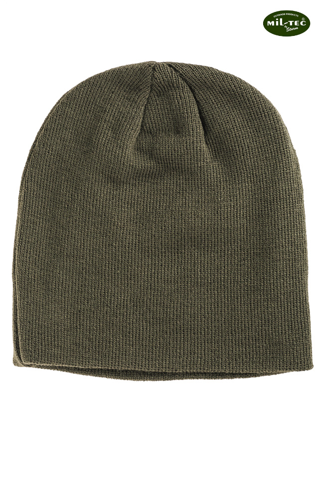 Ciepła CZAPKA ZIMOWA Beanie Watch Cap ZIELONA OLIV Marka Mil-Tec
