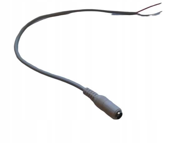

Gniazdo DC 2,1 / 5,5 z kablem 30cm biały 24H(2142)