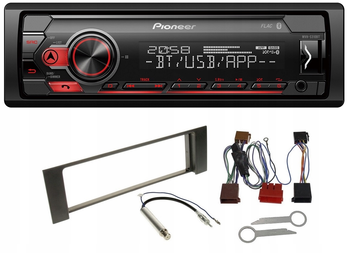 Pioneer MVH-S300BT autorádio Usb MP3 Bluetooth Audi A4 B6