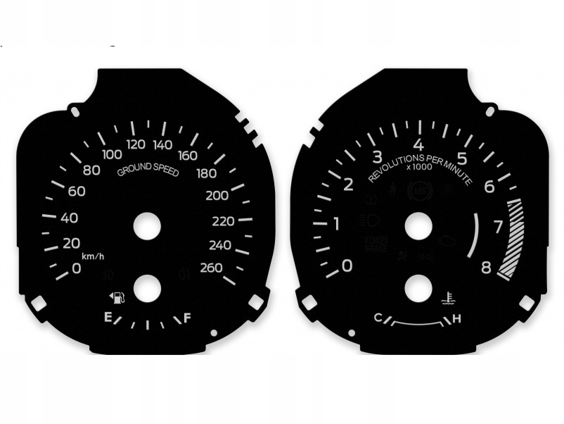0089688086506 - Диски одометра км / ч FORD MUSTANG с 2015 MoMan