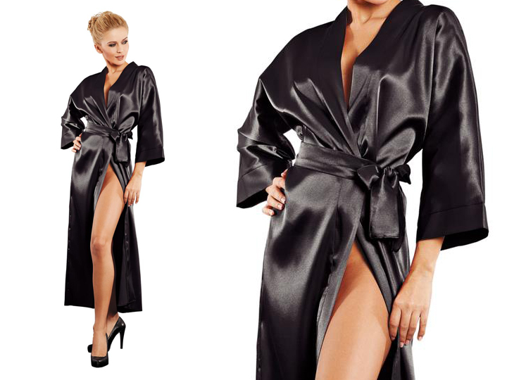 

Szlafrok Podomka Duże Rozmiary 3XL XXXL 50 Czarny