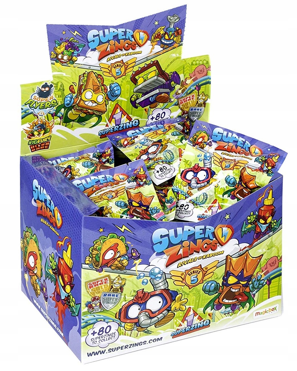 

Super Zings Seria 5 Figurka Saszetka Box 50 sztuk