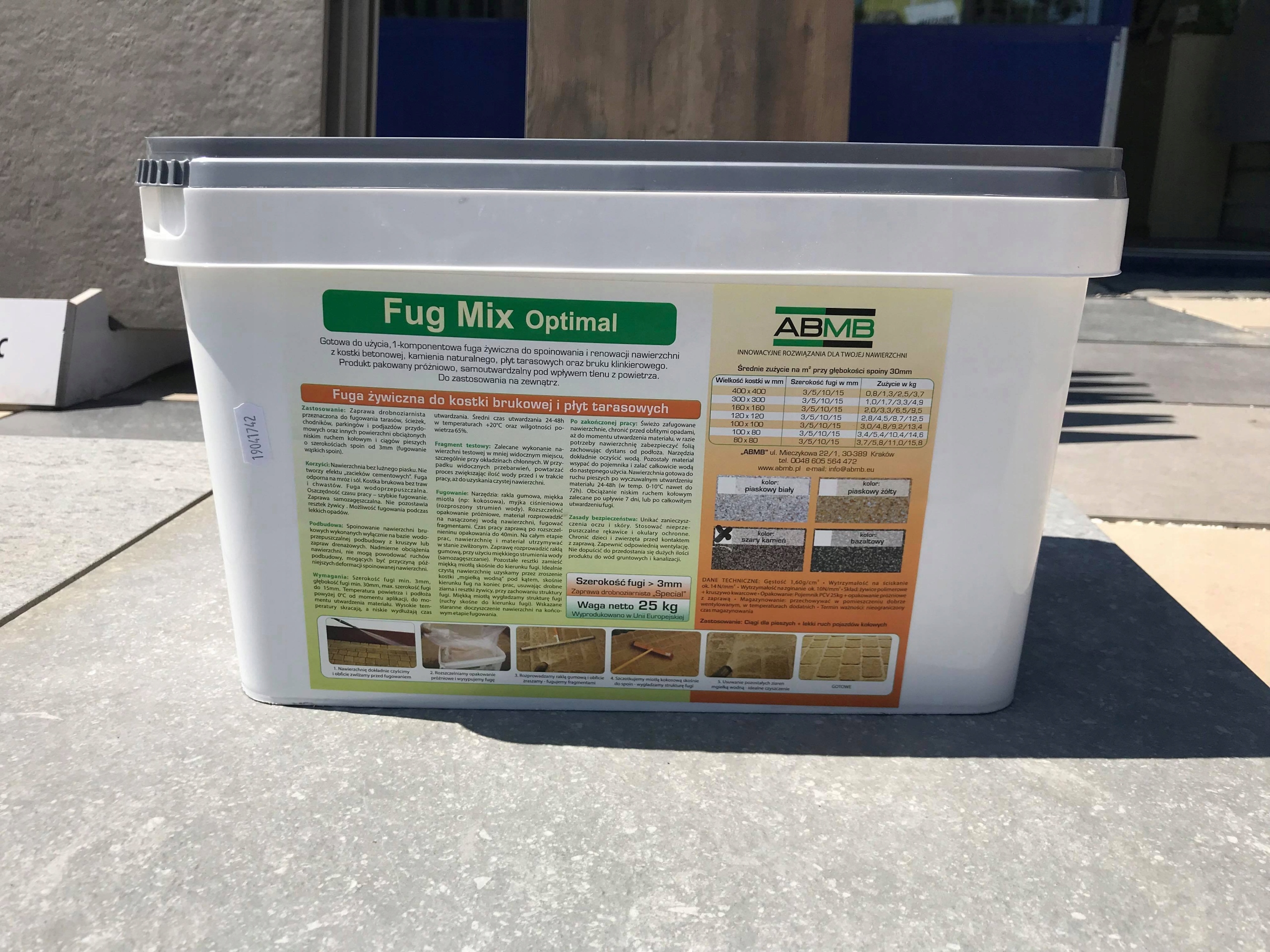 

Fuga Żywiczna Fug MIX Special Piaskowo Żółty