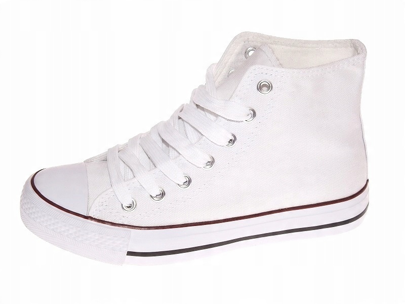 

Gładkie Trampki Wysoka Jakośc LU-280 White r.39