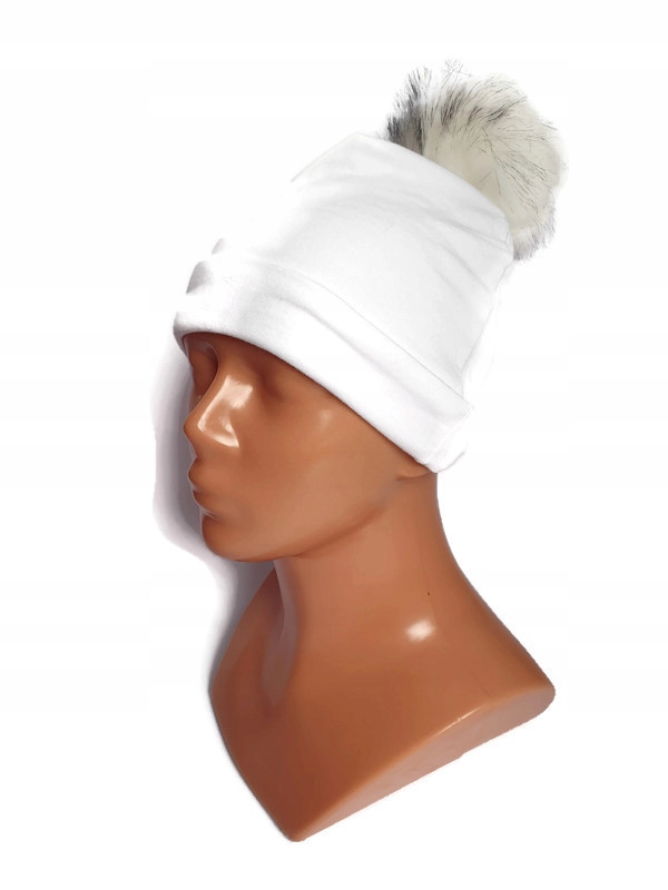 

Czapka Damska z Pomponem Polski Produkt Zima 54-58